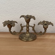 Kerzenhalter Messing 3-armig