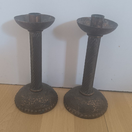 Antike messing leuchter - antike, messing-leuchter