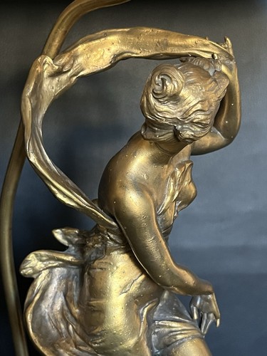Jugendstil leuchte weiblich - jugendstil,