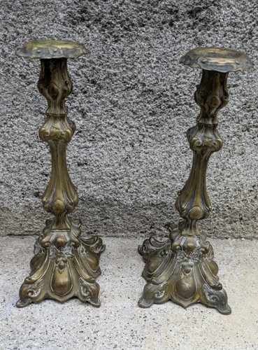 Antik paar barock blech - antik,