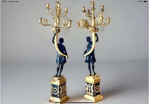 Antike empire stil kandelaber - stil,