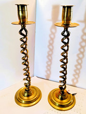 Paar Messingleuchter mit